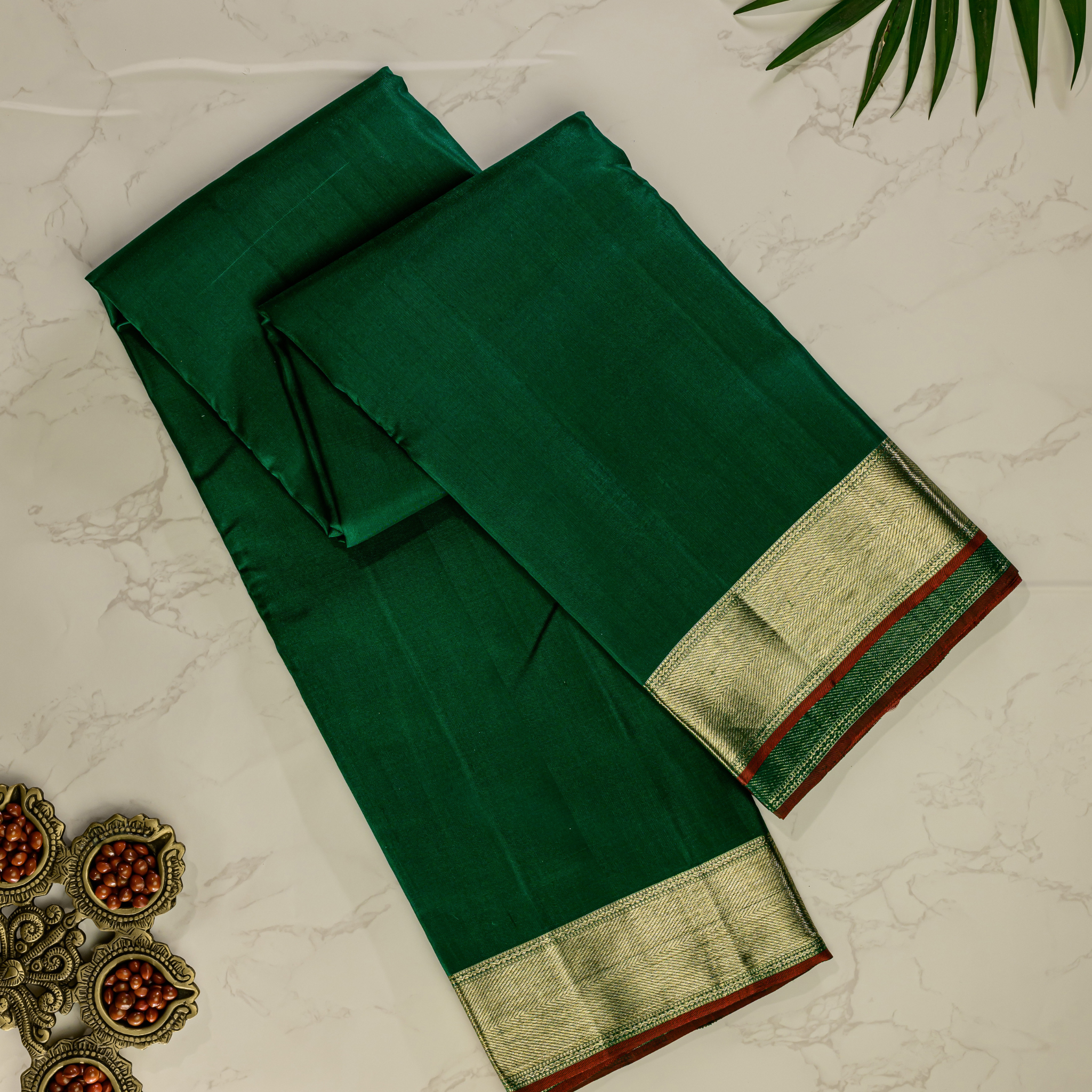 Maragatha Soundarya Kanchipuram Silk Saree