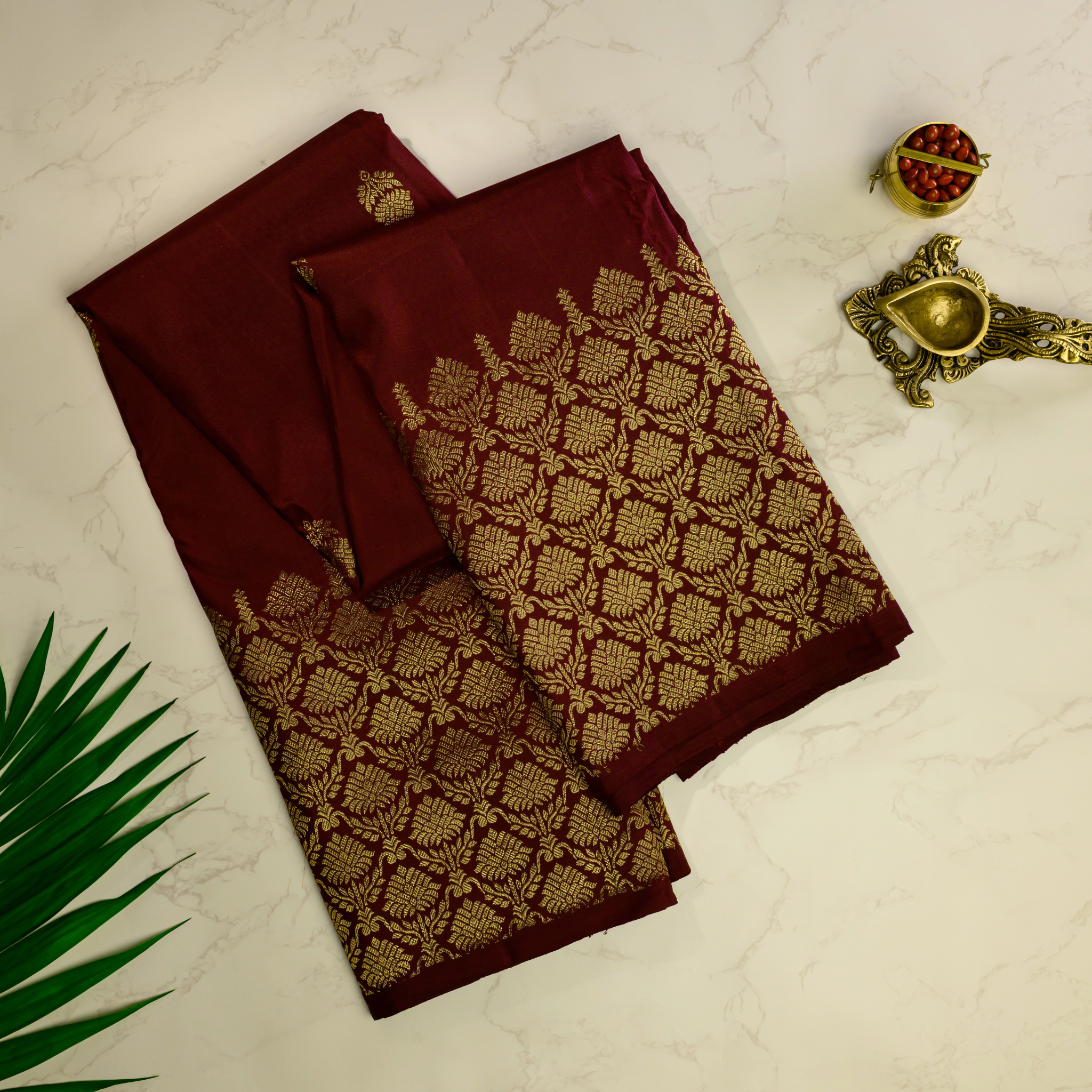 Rakta Pushpa Brocade Kanchipuram