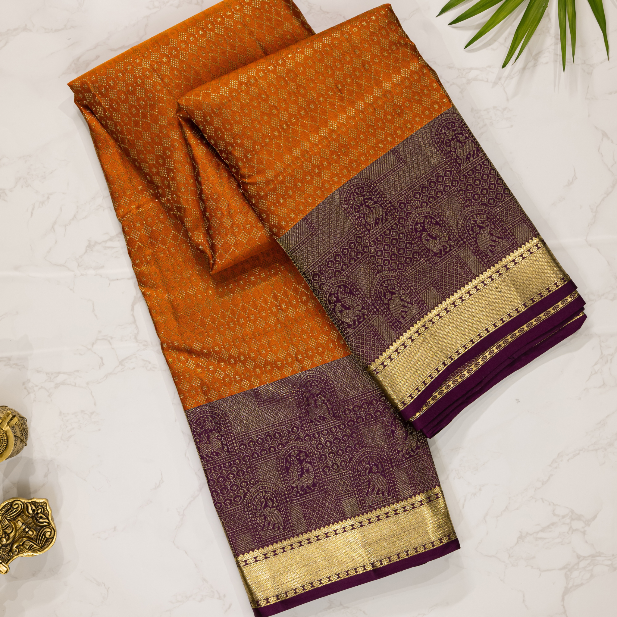 Svarnalekha Mayurika Kanchipuram Silk Saree