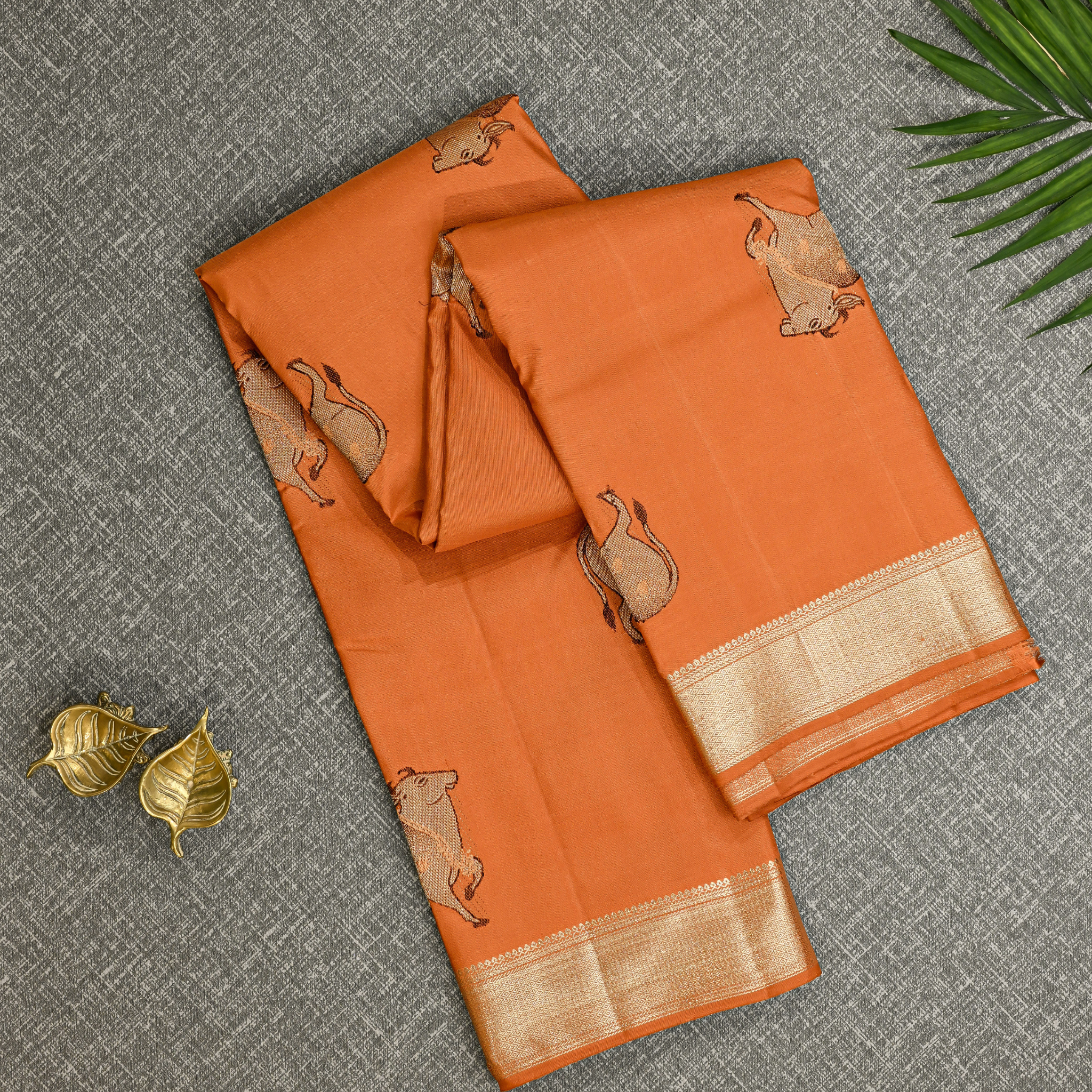 Gajakesari Varnam Kanchipuram Silk Saree