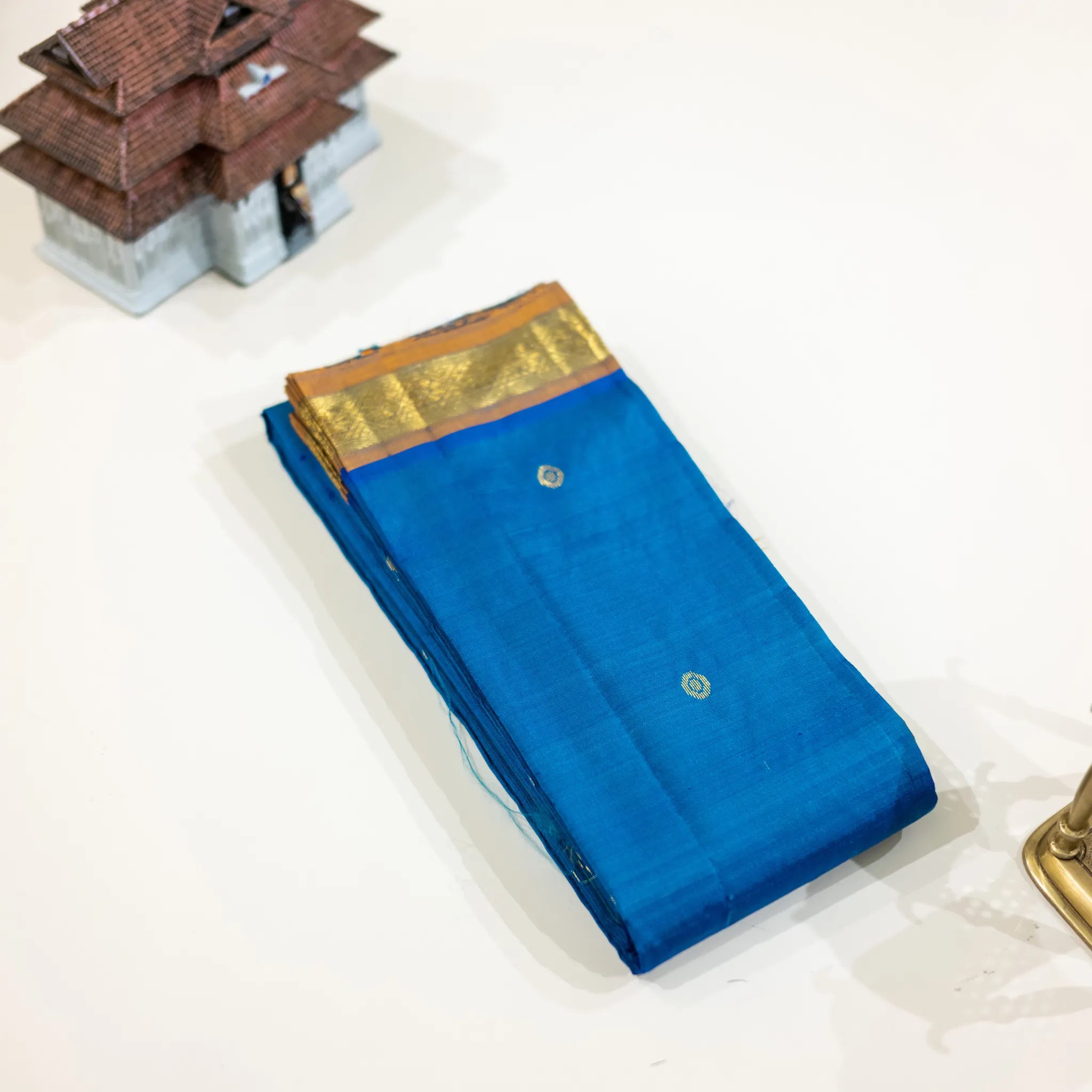 Royal Blue Zari Silk Saree