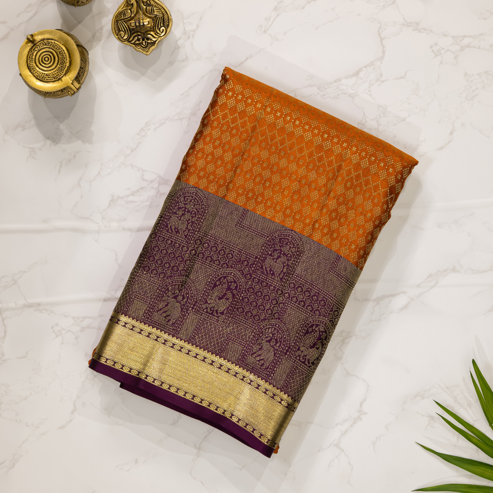 Svarnalekha Mayurika Kanchipuram Silk Saree