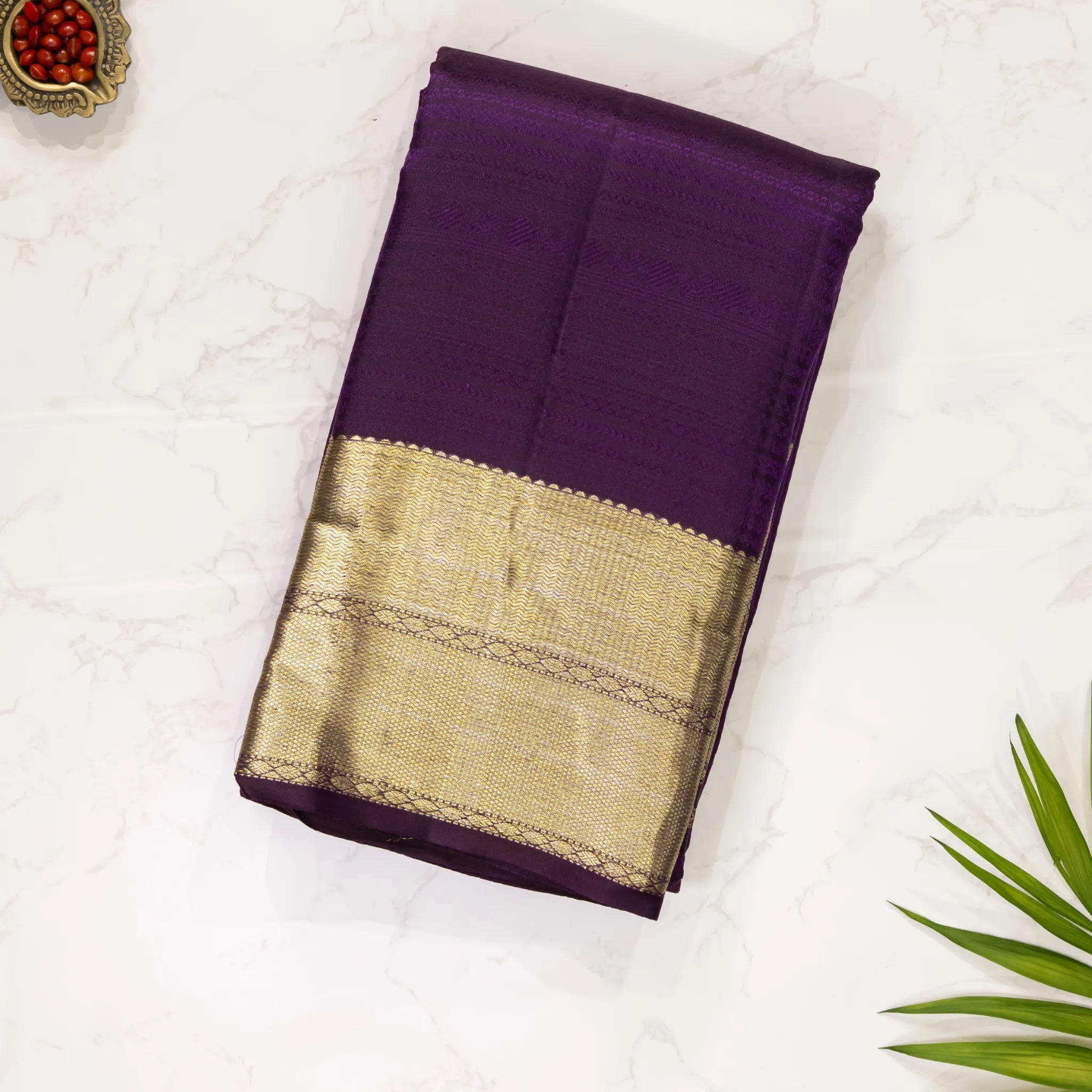 Neelambari Suvarnarekha– Kanchipuram Silk Saree