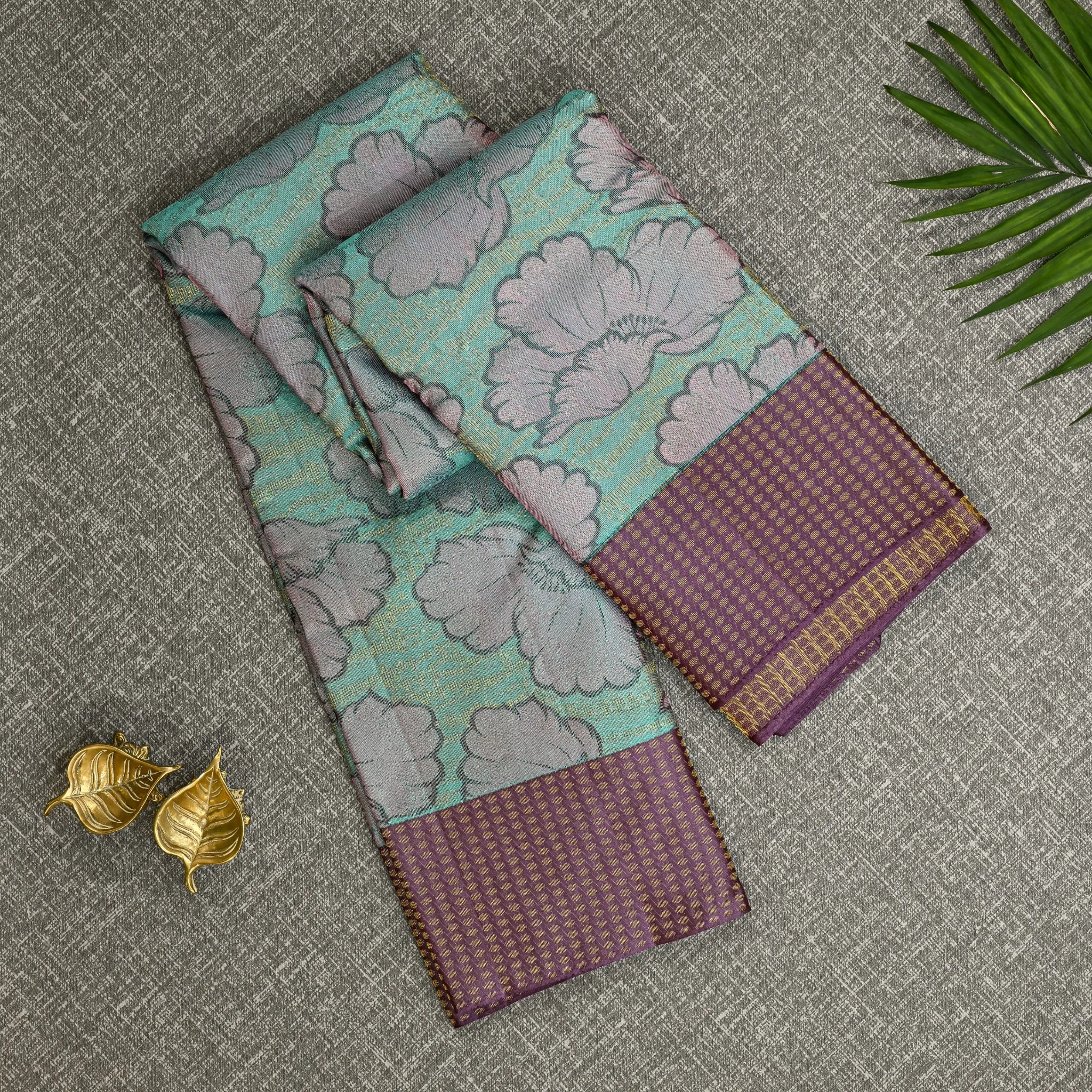 Neelambari Pushpika – Kanchipuram Silk Saree