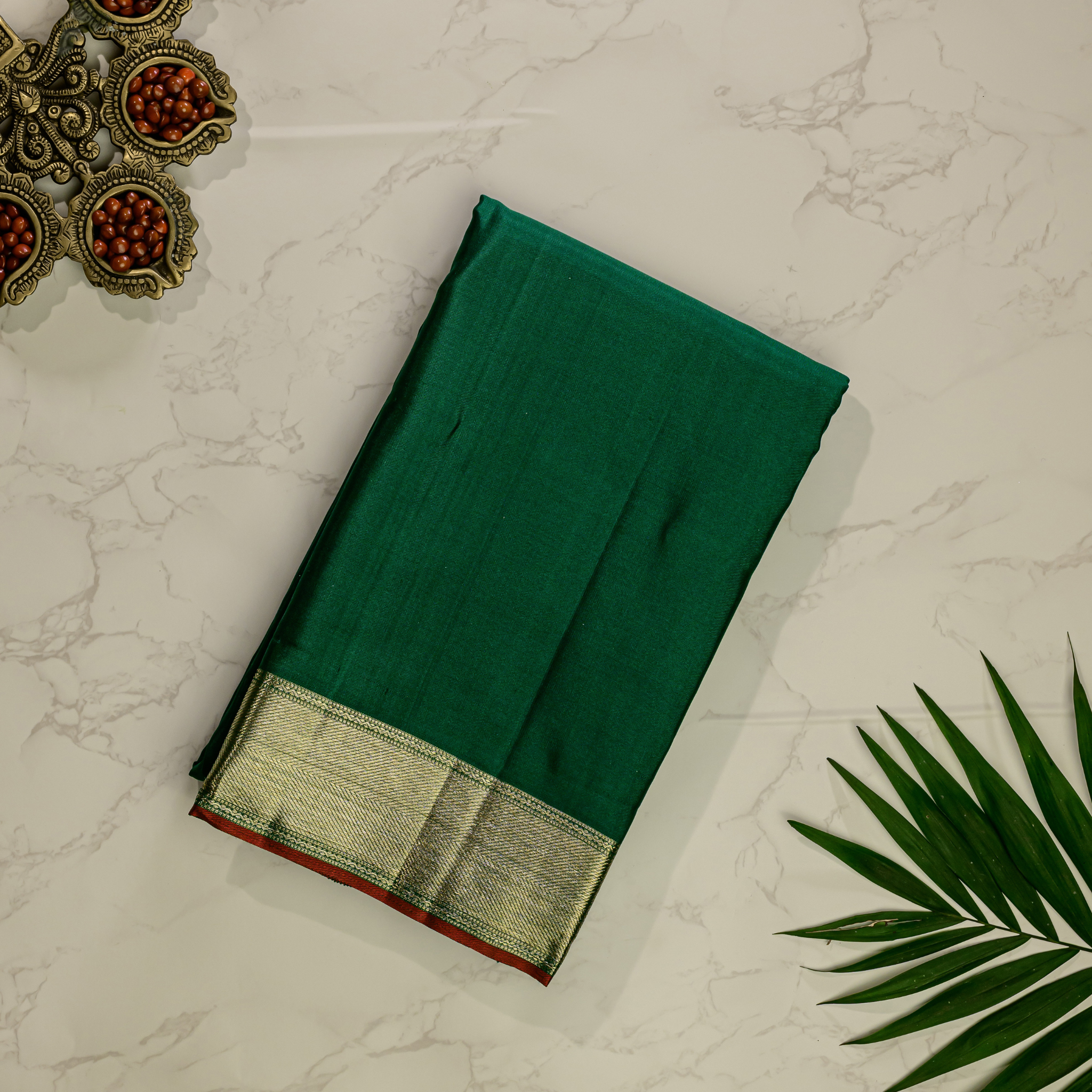 Maragatha Soundarya Kanchipuram Silk Saree