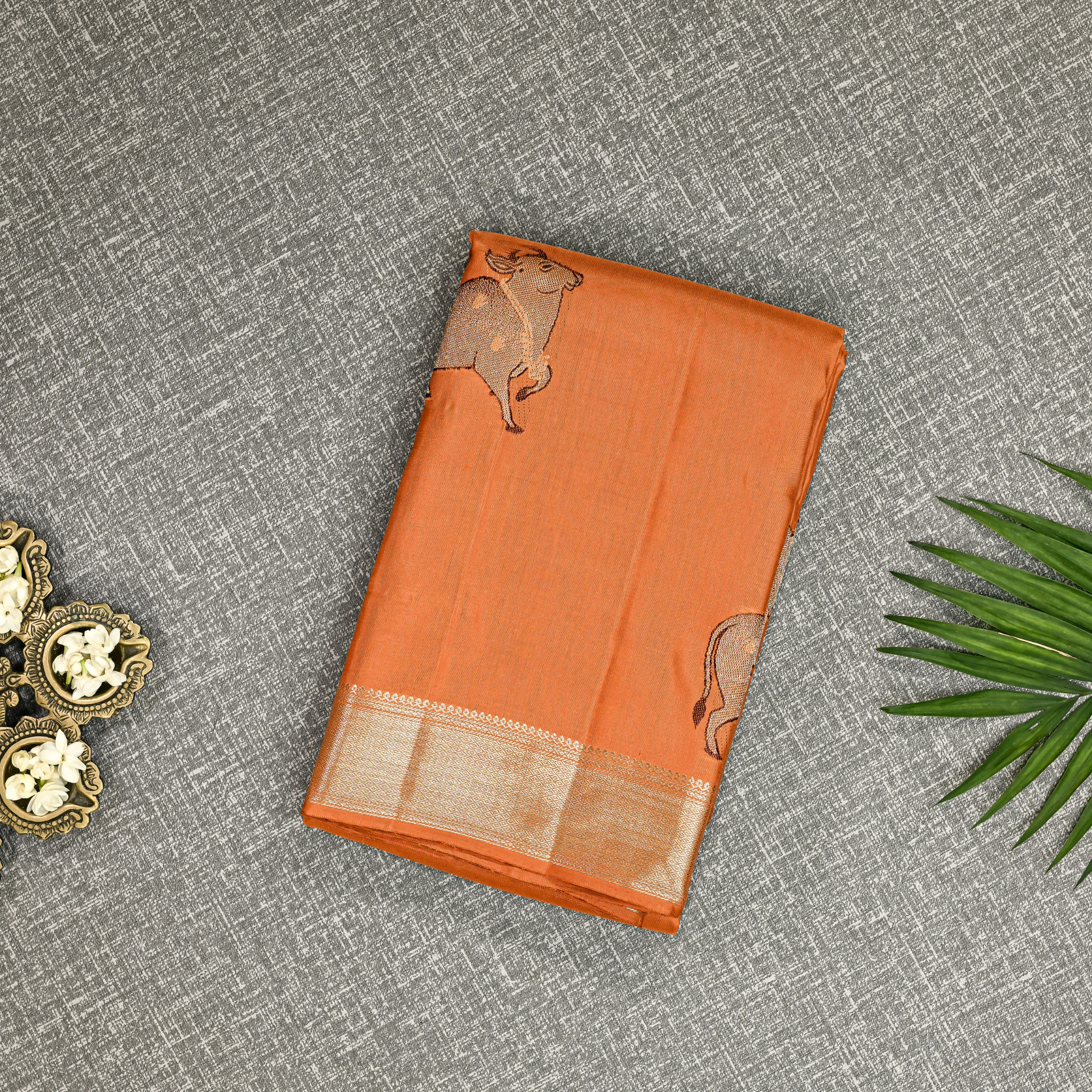 Gajakesari Varnam Kanchipuram Silk Saree