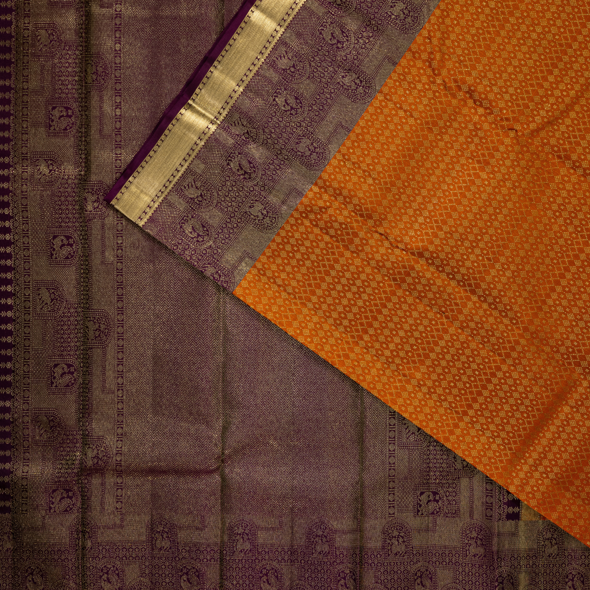 Svarnalekha Mayurika Kanchipuram Silk Saree