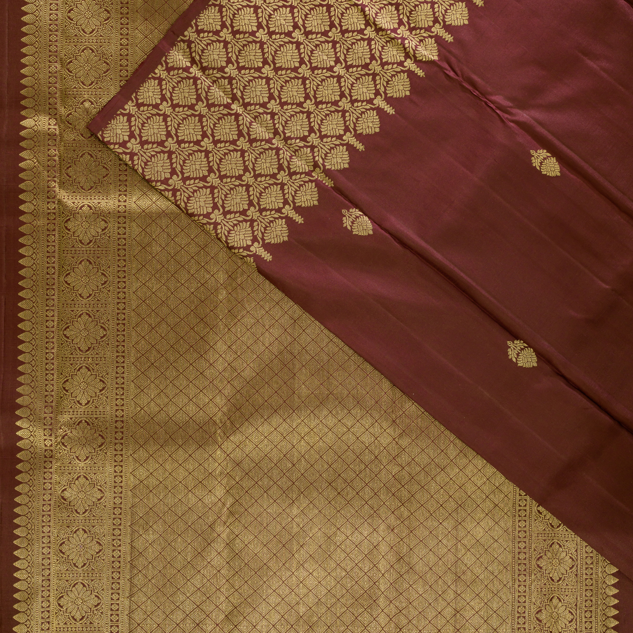 Rakta Pushpa Brocade Kanchipuram