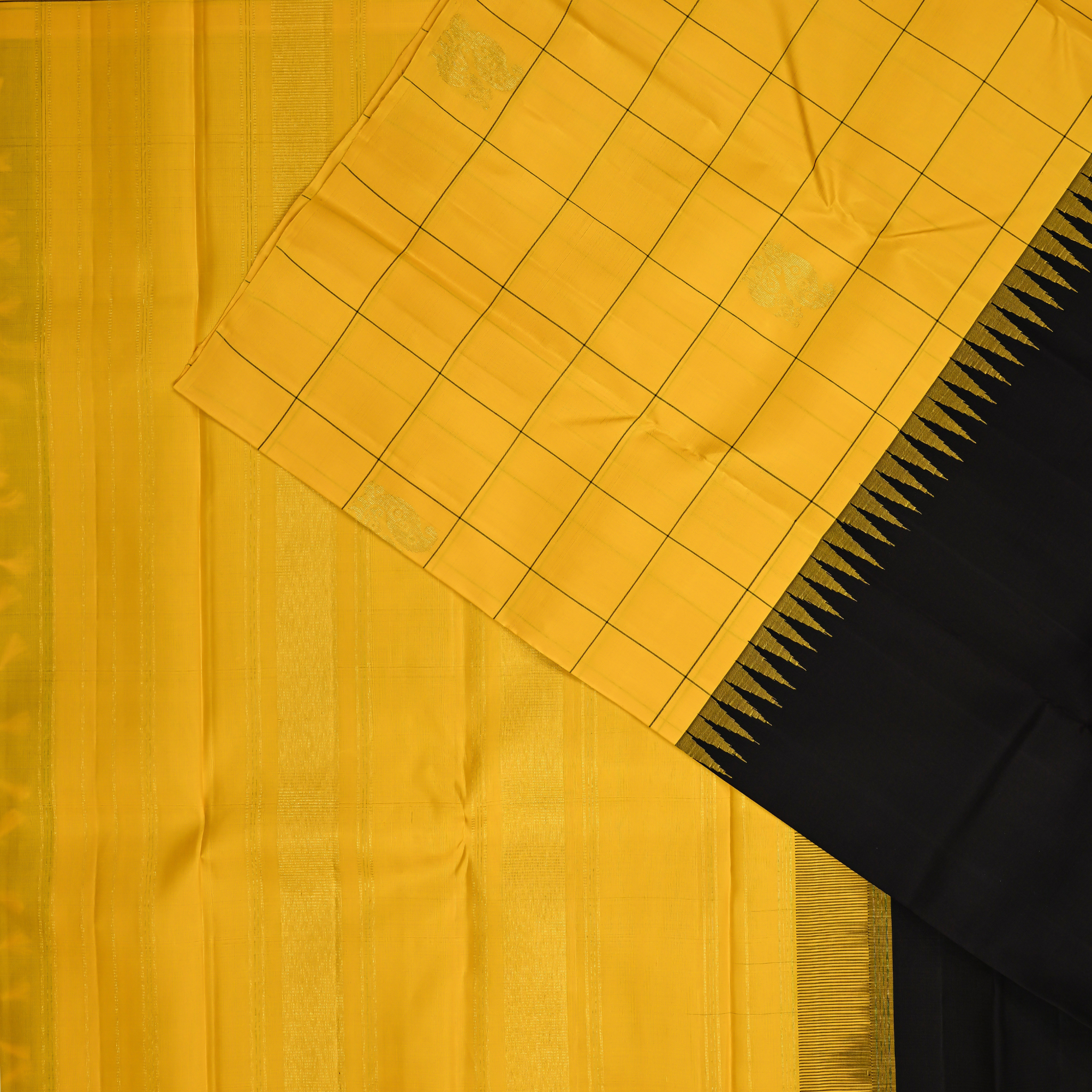 Kanakambara Shyamalika – Kanchipuram Silk Saree
