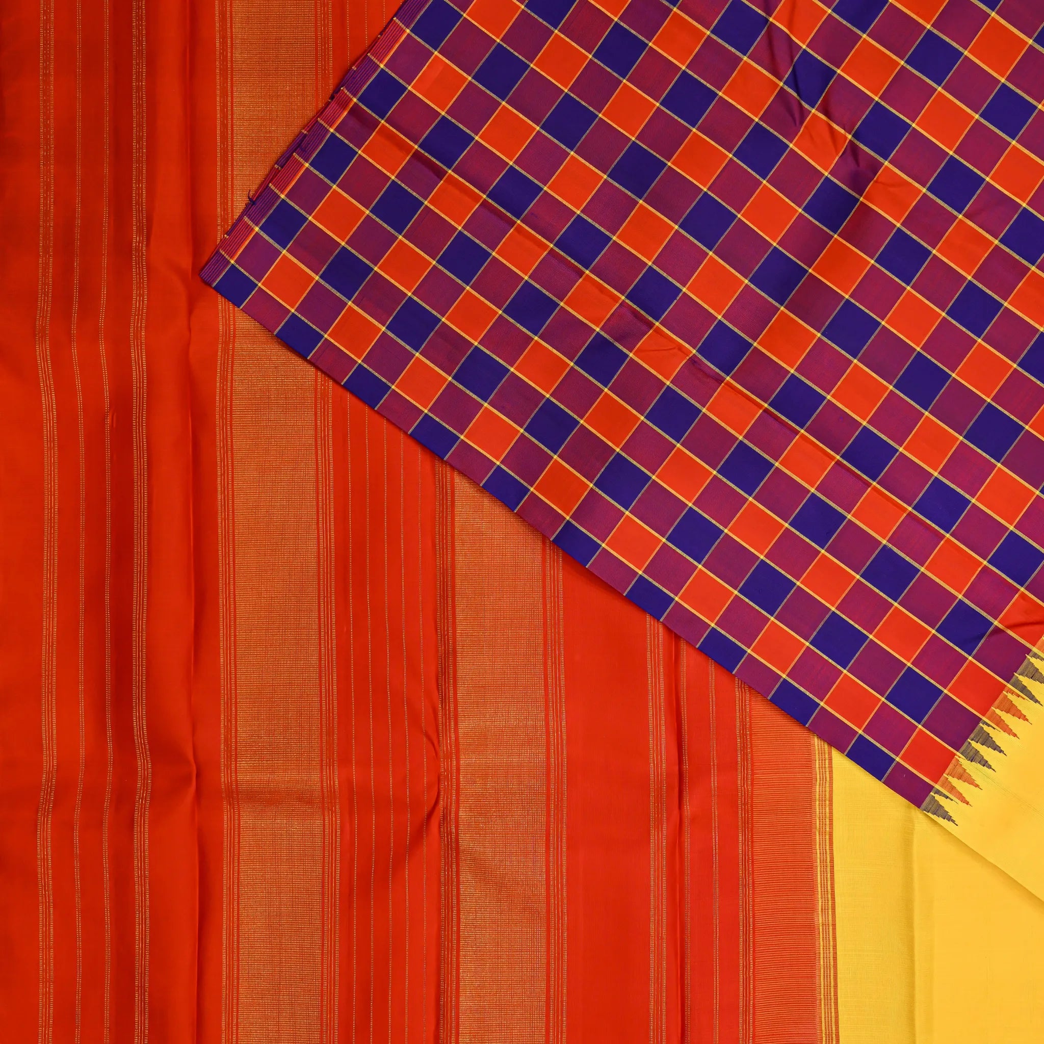 Pitambara Raktika – Kanchipuram Silk Saree