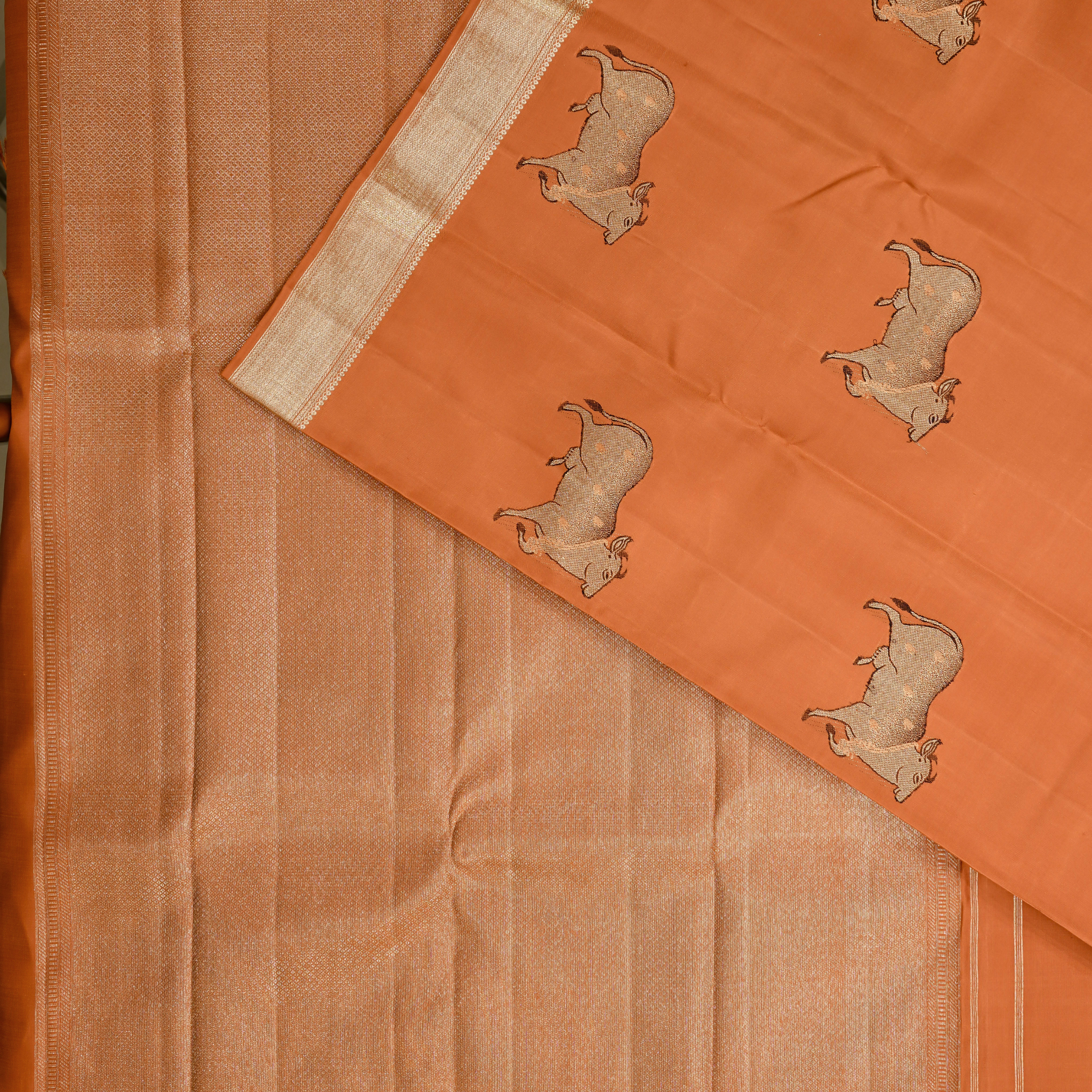 Gajakesari Varnam Kanchipuram Silk Saree