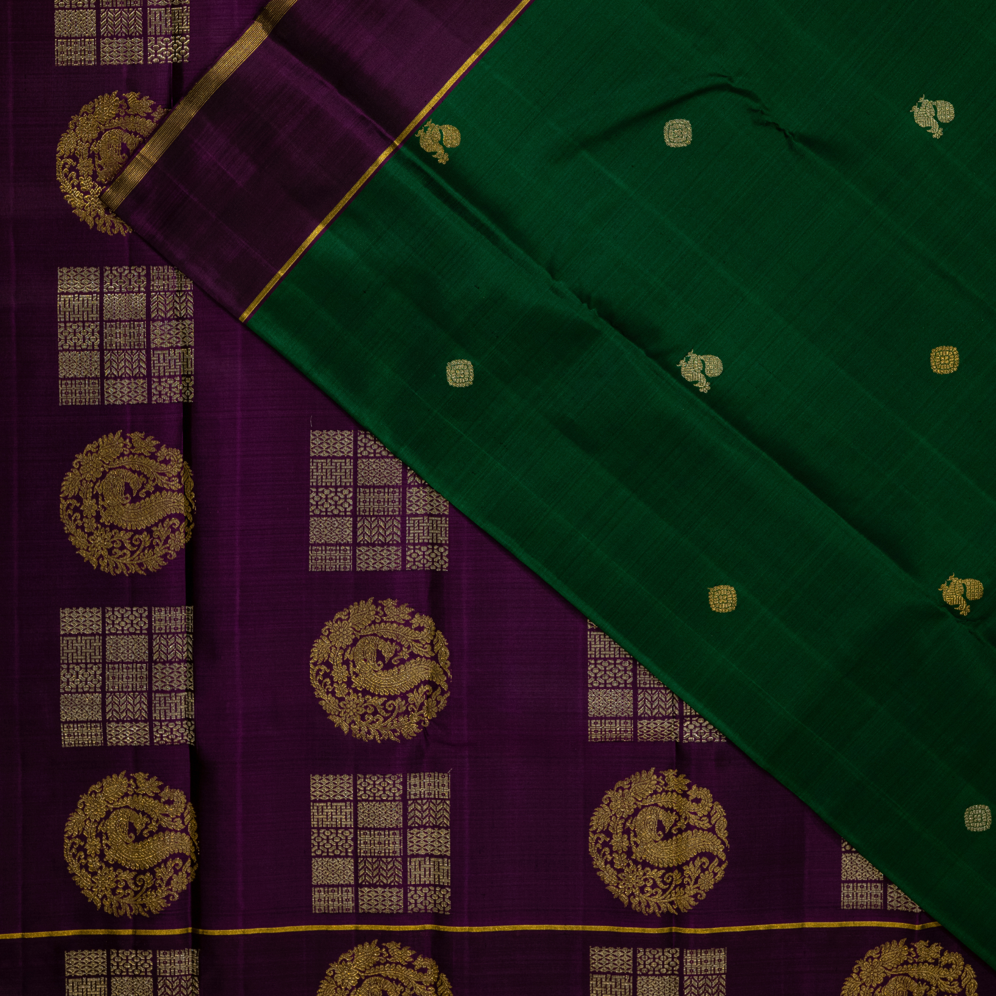 Haritambara Vaidurya – Kanchipuram Silk Saree
