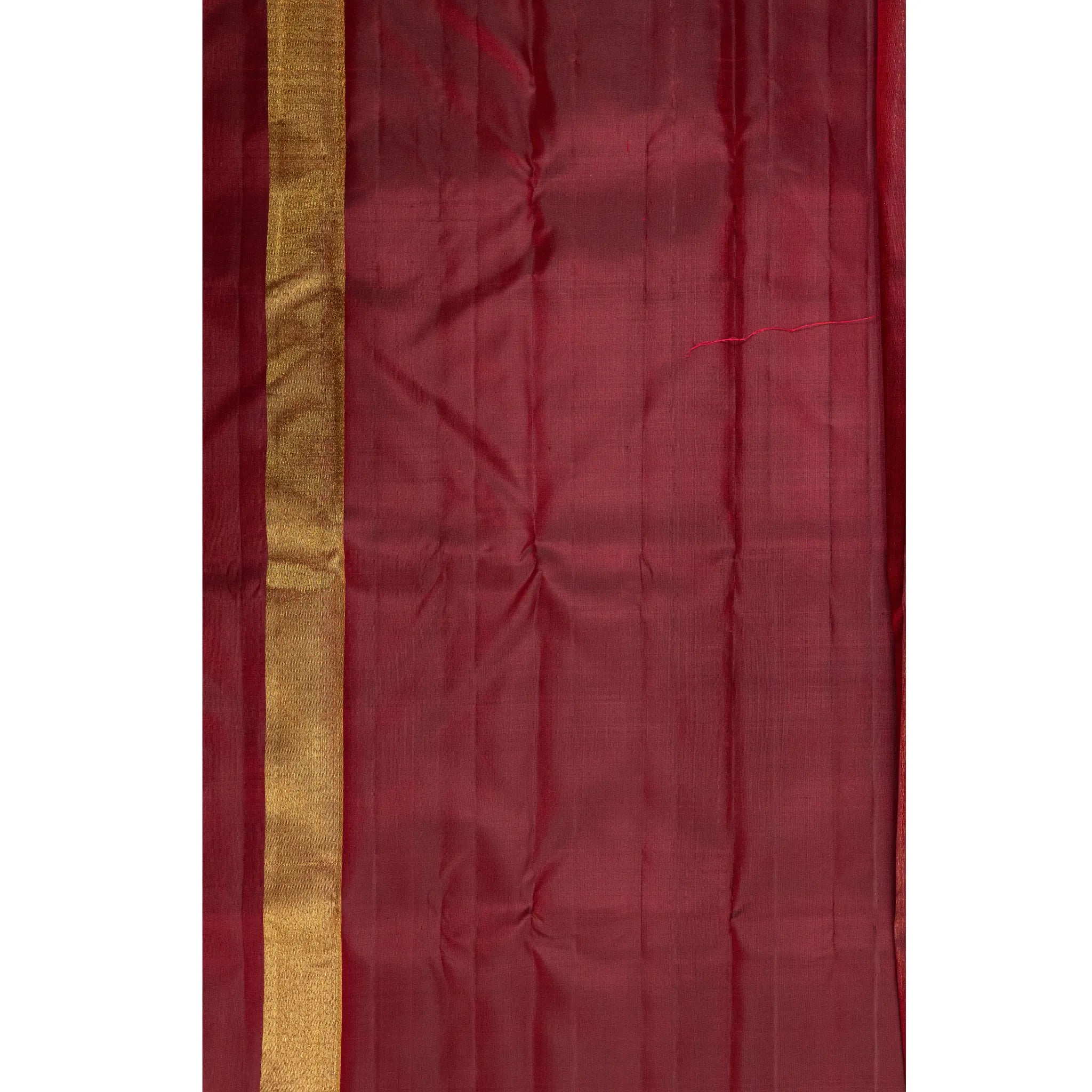 Forest Green Kanchipuram Silk Saree – Antique Gold Floral Brocade Pallu with Temple Border