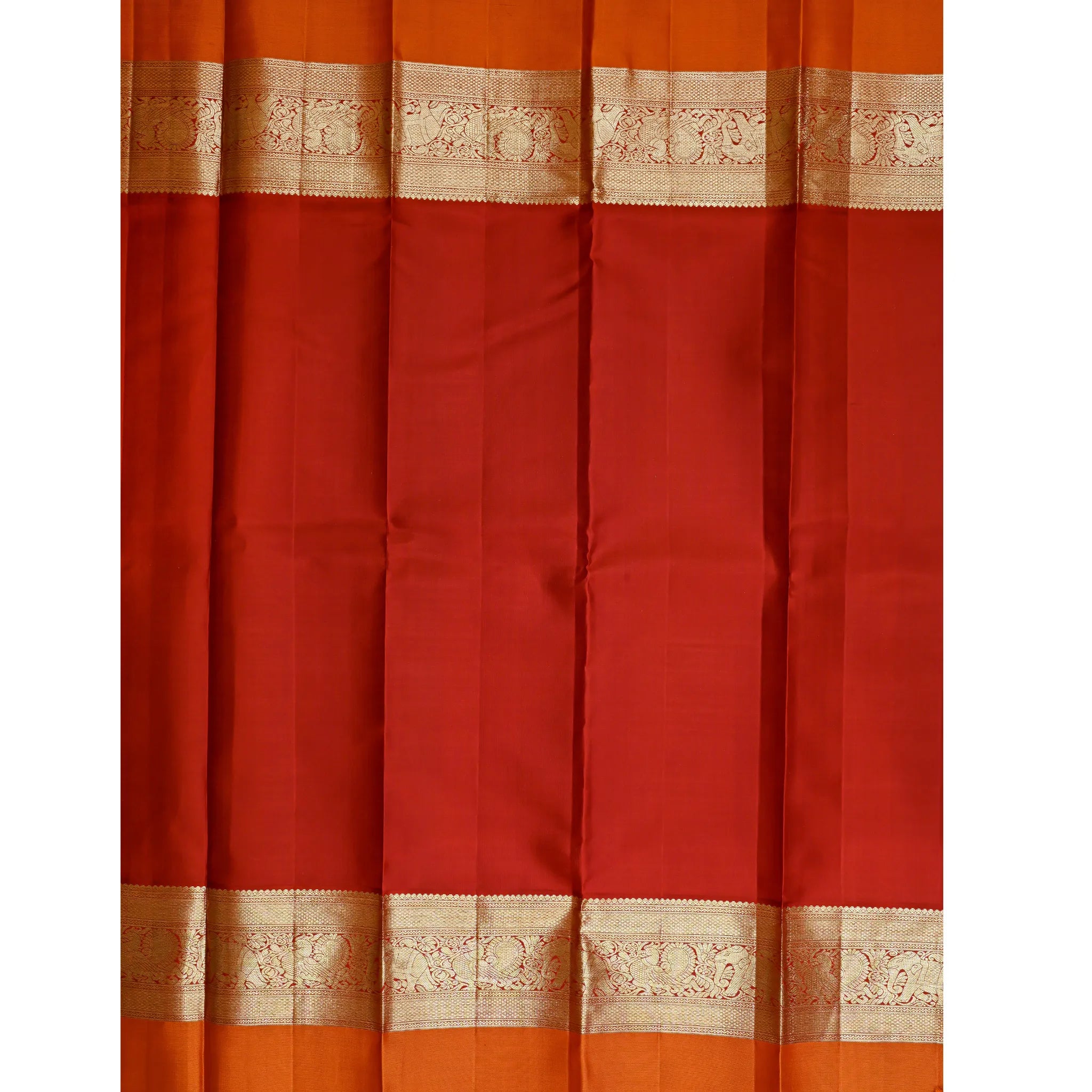 Gajaraja Kanakambara – Kanchipuram Silk Saree