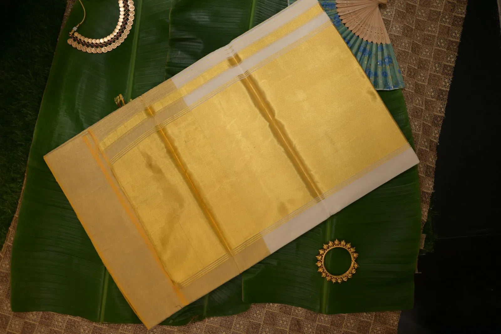 Royal Golden Tissue Saree
